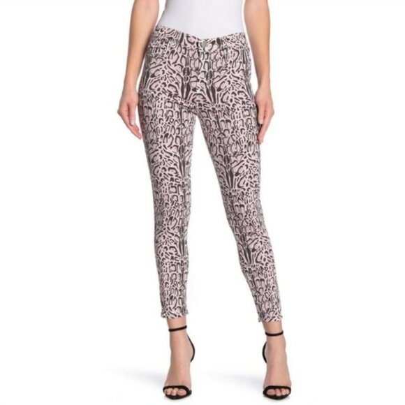 J Brand Alana Animal Print Skinny Jeans - Picture 1 of 8